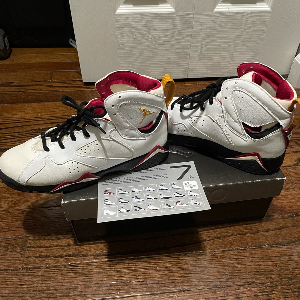 Authentic Jordan 7s cardinal